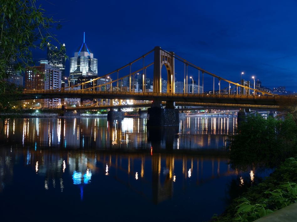 pittsburgh at night